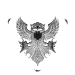 garuda logo bw